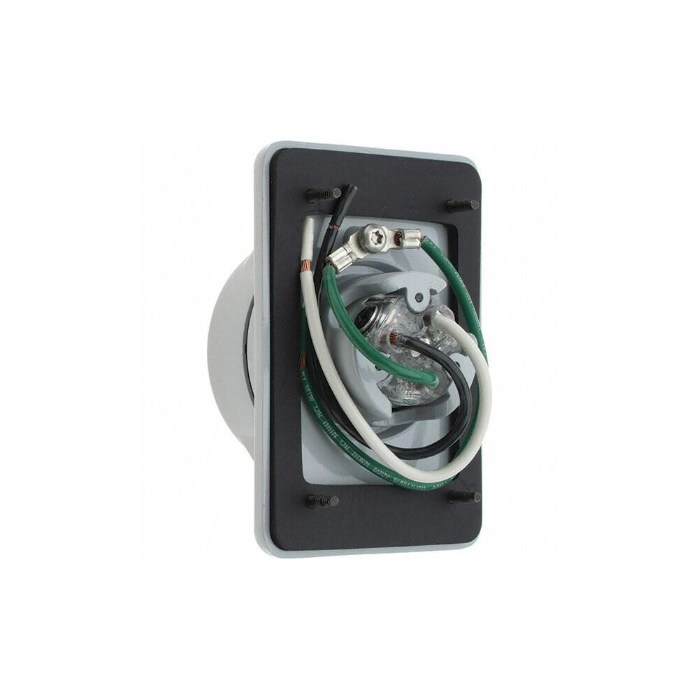 Leviton Straight Blade Single Receptacle: NEMA 5-15R, 15 Amps - LNR96-1