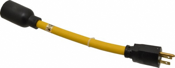 Value Collection Straight Blade Connector: Industrial, L5-15, 125VAC, Yellow - 2547