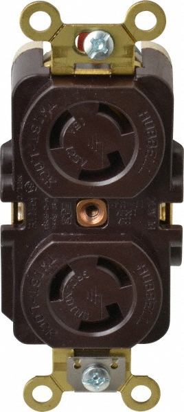 Value Collection Straight Blade Connector: Industrial, L5-15, 125VAC, Yellow - 2547