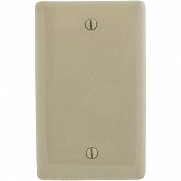 Hubbell Wiring Device-Kellems Wall Plates: Wall Plate Type: Sectional Wall Plates; Color: Gray; Finish: Smooth; Wall Plate Configuration: Port; Material: Thermoplastic - IFP26GY