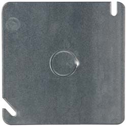 Cooper Crouse-Hinds Square Electrical Box Cover: Steel - TP568