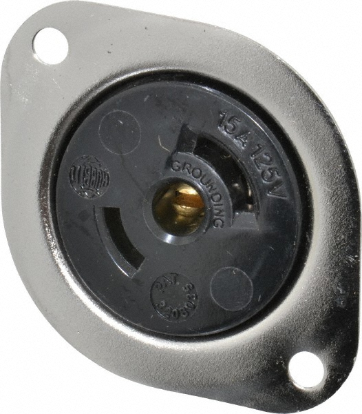 Leviton 277 VAC, 15 Amp, L7-15R NEMA, Self Grounding Receptacle - 4750