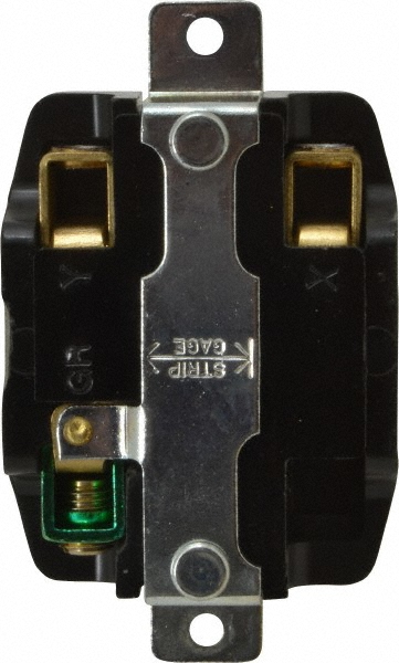 Leviton 277 VAC, 15 Amp, L7-15R NEMA, Self Grounding Receptacle - 4750