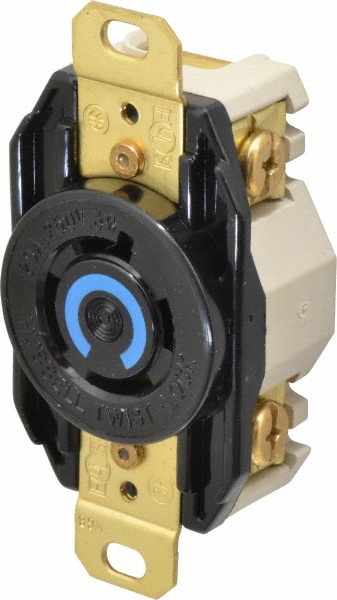 Leviton 277 VAC, 15 Amp, L7-15R NEMA, Self Grounding Receptacle - 4750