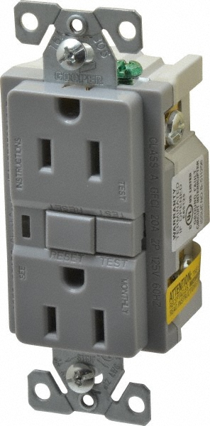 Leviton 277 VAC, 15 Amp, L7-15R NEMA, Self Grounding Receptacle - 4750