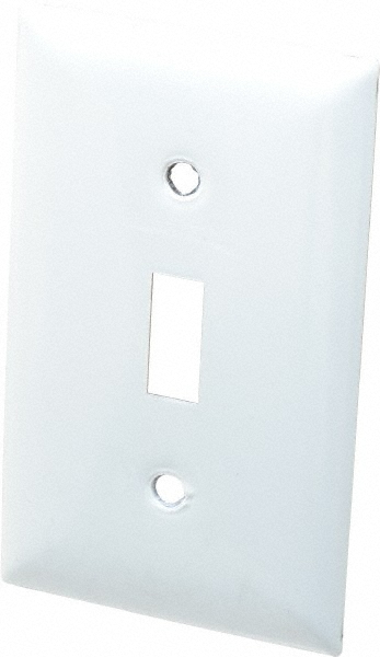 Pass & Seymour 1 Gang, 4-11/16 Inch Long x 2-15/16 Inch Wide, Standard Switch Plate - TP13W