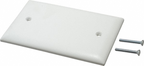 Pass & Seymour 1 Gang, 4-11/16 Inch Long x 2-15/16 Inch Wide, Standard Switch Plate - TP13W