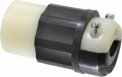 Value Collection Straight Blade Connector: Industrial, L15-30, 250VAC, Yellow - 2975