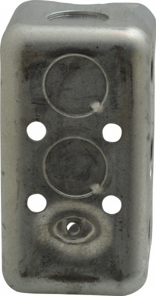Thomas & Betts Electrical Switch Box: Steel, Rectangle, 3" OAH, 2" OAW, 2-1/2" OAD, 1 Gang - CDOW