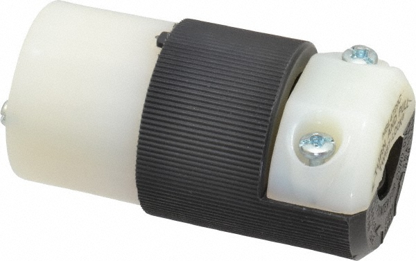 Bryant Electric Locking Inlet: Inlet, Industrial, ML-3P, 125 & 250V, White - 7486MB