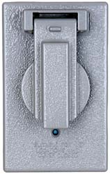 Cooper Crouse-Hinds Weather Proof Electrical Box Cover: Aluminum - TP7296