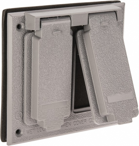 Cooper Crouse-Hinds Weather Proof Electrical Box Cover: Aluminum - TP7296