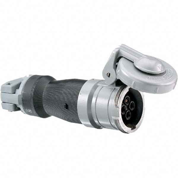 Hubbell Wiring Device-Kellems Pin & Sleeve Plugs & Connectors: Pin Configuration: 4; Number Of Poles: 4; Amperage: 60.0000; Voltage: 480.00 - HBLBA4FN