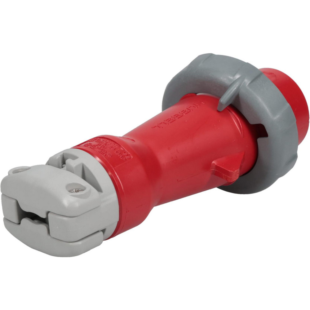 Hubbell Wiring Device-Kellems Pin & Sleeve Plugs & Connectors: Pin Configuration: 4; Number Of Poles: 3; Amperage: 60.0000; Voltage: 380.00, 415.00, 250.00, 480.00 - HBLBA4M