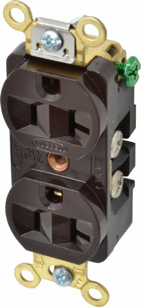 Pass & Seymour Straight Blade Single Receptacle: NEMA 10-30R, 30 Amps, Ungrounded - 3860