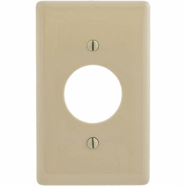Hubbell Wiring Device-Kellems Wall Plates: Wall Plate Type: Outlet Wall Plates; Color: Gray; Wall Plate Configuration: Duplex Outlet; Material: Thermoplastic - P8GY