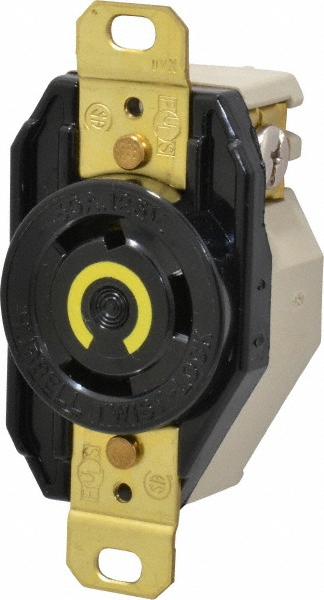 Leviton 125 VAC, 15 Amp, L5-15R NEMA, Self Grounding Receptacle - 4700