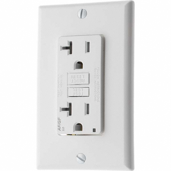 Pass & Seymour Straight Blade Single Receptacle: NEMA 6-50R, 50 Amps, Self-Grounding - 3804