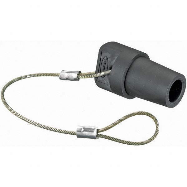 Ericson Mfg Single Pole Protective Caps: Gender: Male; NEMA Rating: Non-NEMA; Material: Silicone; Color: Blue; For Use With: 15/20 Amp Straight Blade & 15 Amp Locking Devices - SIL-BOOT-SM5-BL