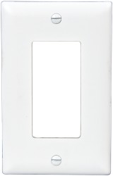 Pass & Seymour 4 Gang, 4-1/2 Inch Long x 8-3/8 Inch Wide, Standard Switch Plate - TP264W
