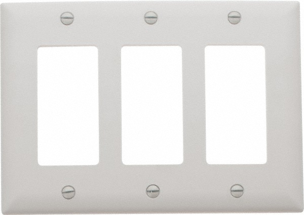 Pass & Seymour 4 Gang, 4-1/2 Inch Long x 8-3/8 Inch Wide, Standard Switch Plate - TP264W