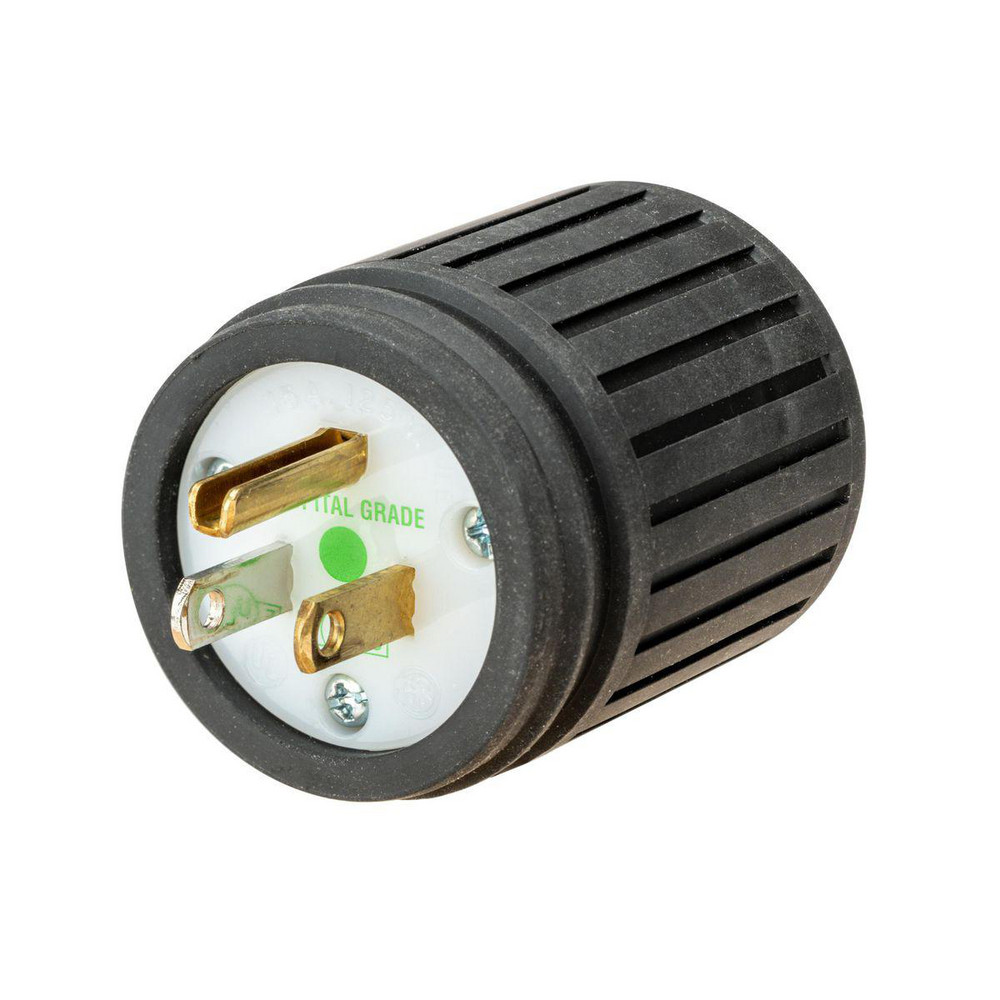 Hubbell Wiring Device-Kellems Twist Lock Receptacles: Receptacle Type: Single; Mount Type: Panel; Gender: Female; Material: Nylon - HBL4563ST