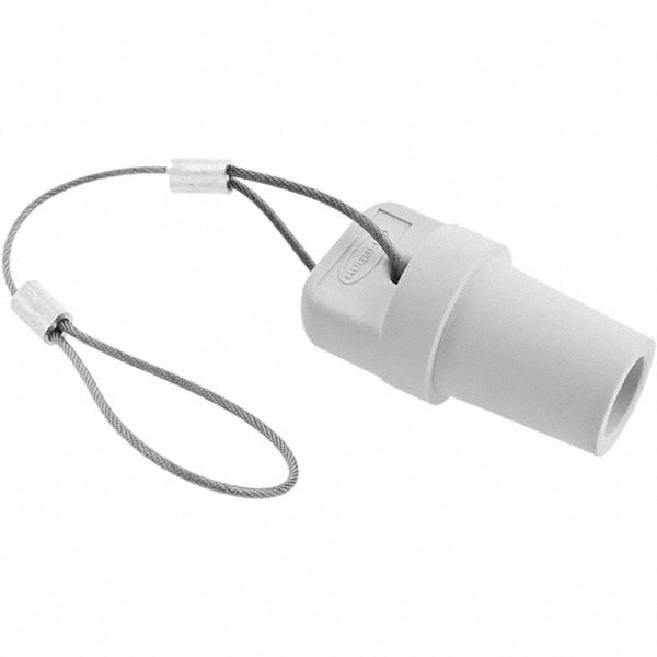 Leviton 3R NEMA Rated, Female, Black Single Pole Protective Cap - 16P22-UE