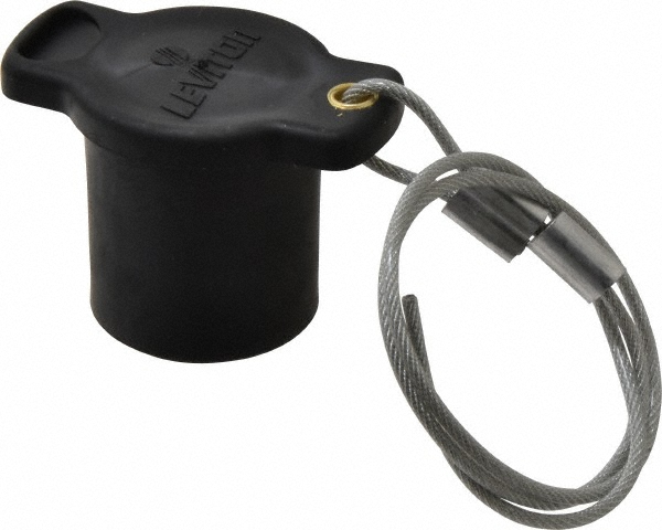 Leviton 3R NEMA Rated, Female, Black Single Pole Protective Cap - 16P22-UE