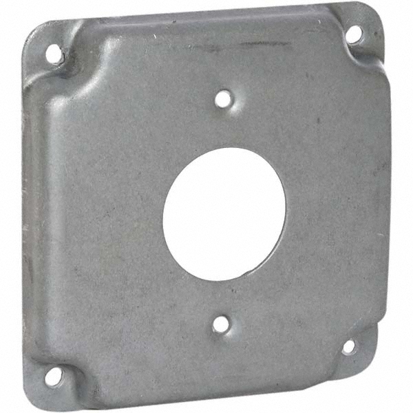 Hubbell-Raco Electrical Box Cover: Steel - 865