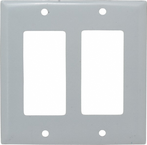 Pass & Seymour 2 Gang, 4-1/2 Inch Long x 4-3/4 Inch Wide, Standard Combination Wall Plate - TP126I
