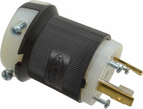 Hubbell Wiring Device-Kellems Twist Lock Plugs & Connectors: Connector Type: Plug; Grade: Commercial; Material: Nylon; Grounding Style: Grounding - L720P