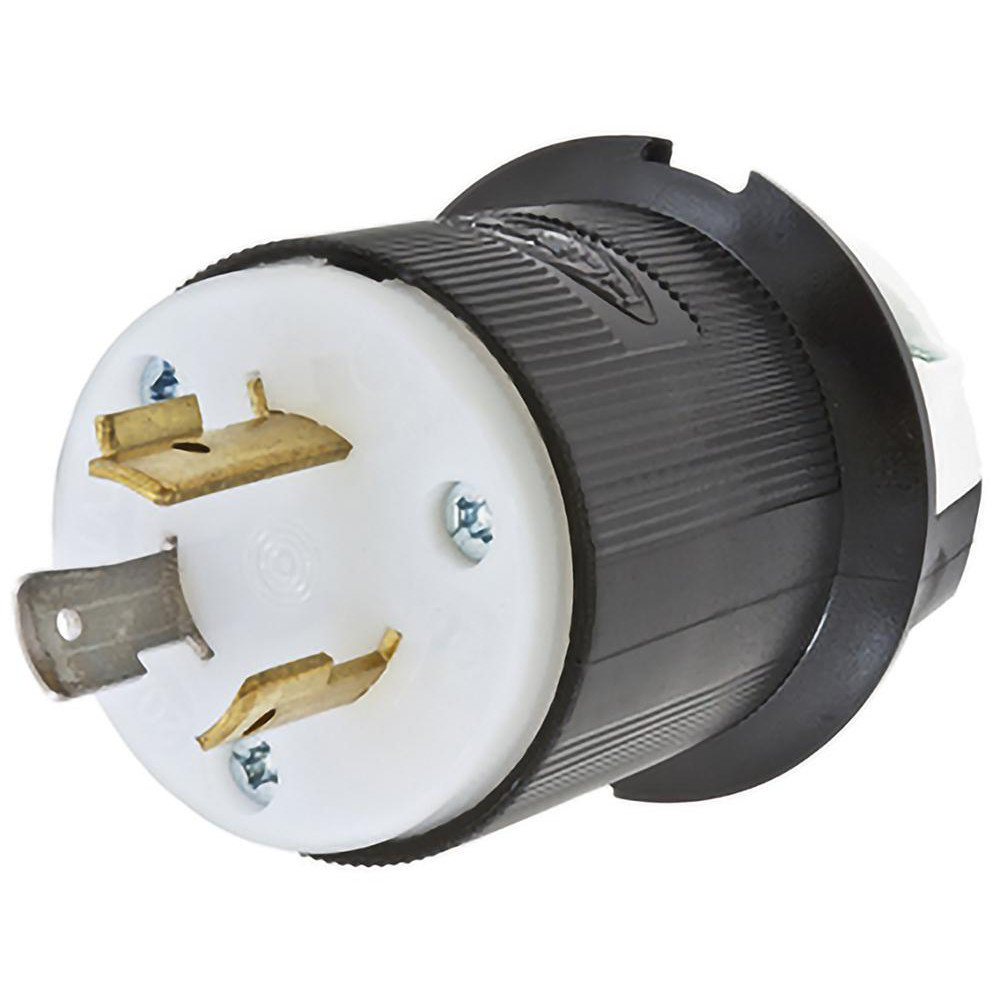 Hubbell Wiring Device-Kellems Twist Lock Plugs & Connectors: Connector Type: Plug; Grade: Commercial; Material: Nylon; Grounding Style: Grounding - L720P
