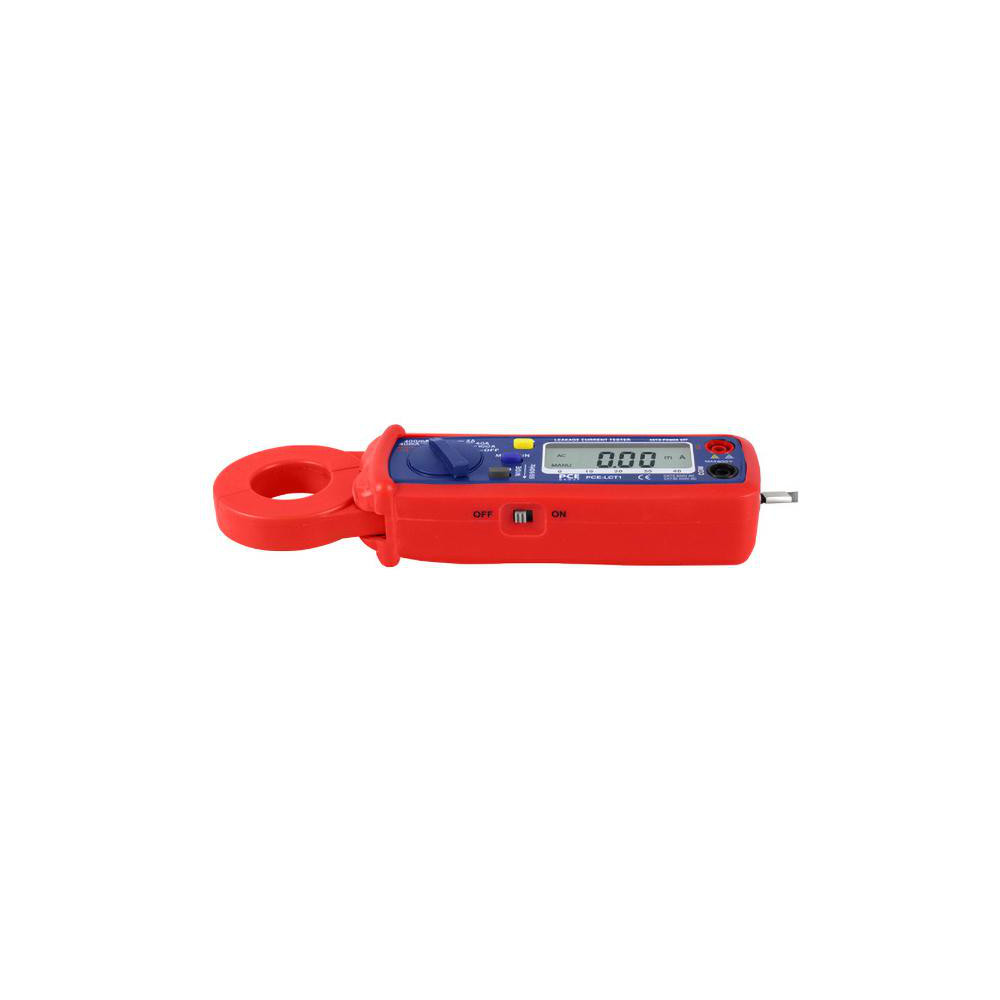 PCE Instruments Compact Manual Ranging & Voltage Clamp Meter: CAT I CAT II & CAT III, 0.7" Jaw, C-Clamp & Curved Jaw - PCE-LCT 1