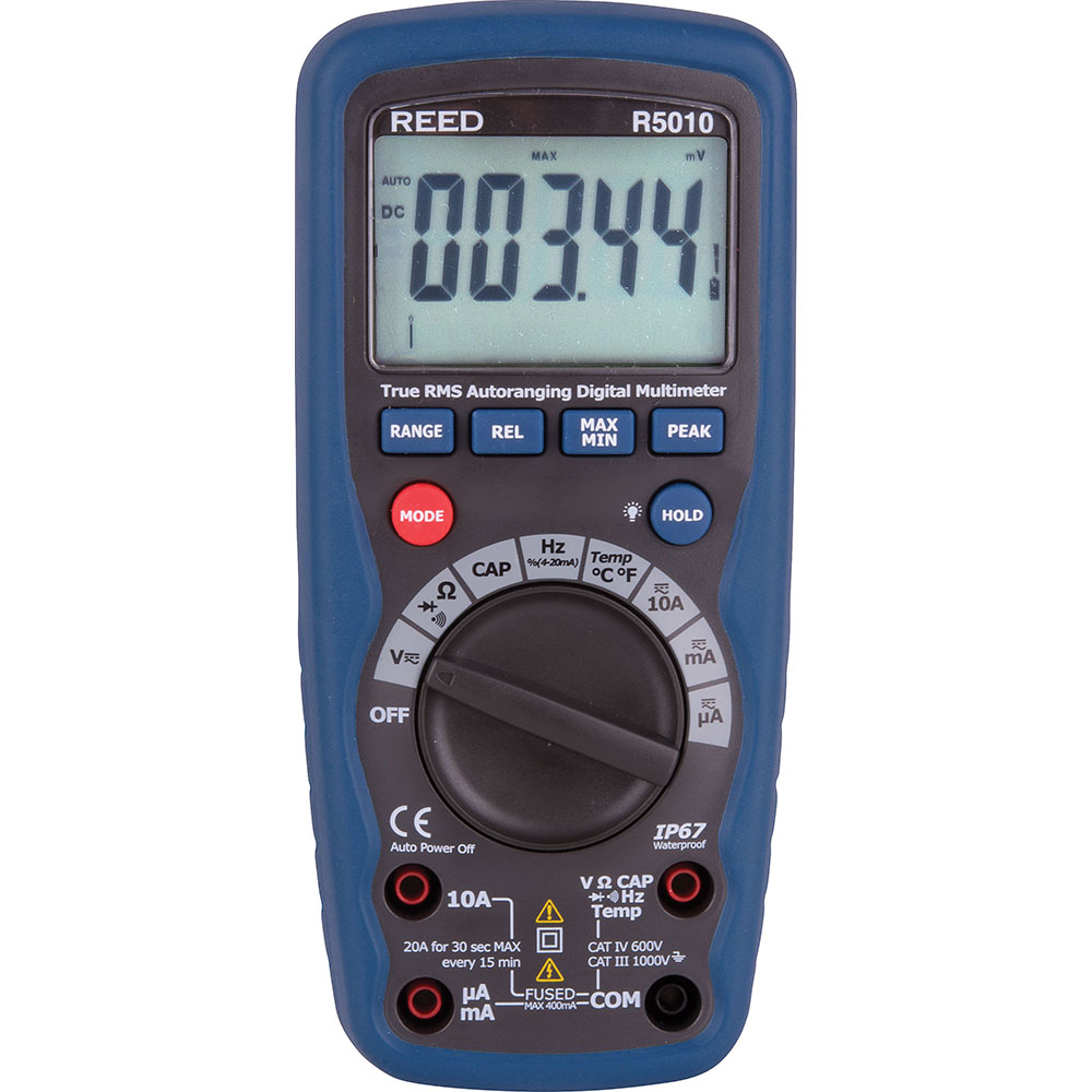 Fluke Clamp Meter: CAT III & CAT IV, 2.2835" Jaw, Clamp On Jaw - FLUKE-355