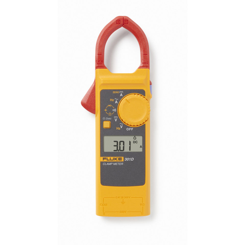 Klein Tools Auto Ranging Clamp Meter: CAT IV, 2" Jaw, Curved Jaw - CL800