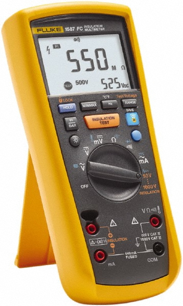 Fluke FC Wireless AC Current Clamp Kit: 4 Pc, 1,000 Volt, Clamp-on Jaw - FLK-A3000FC KIT