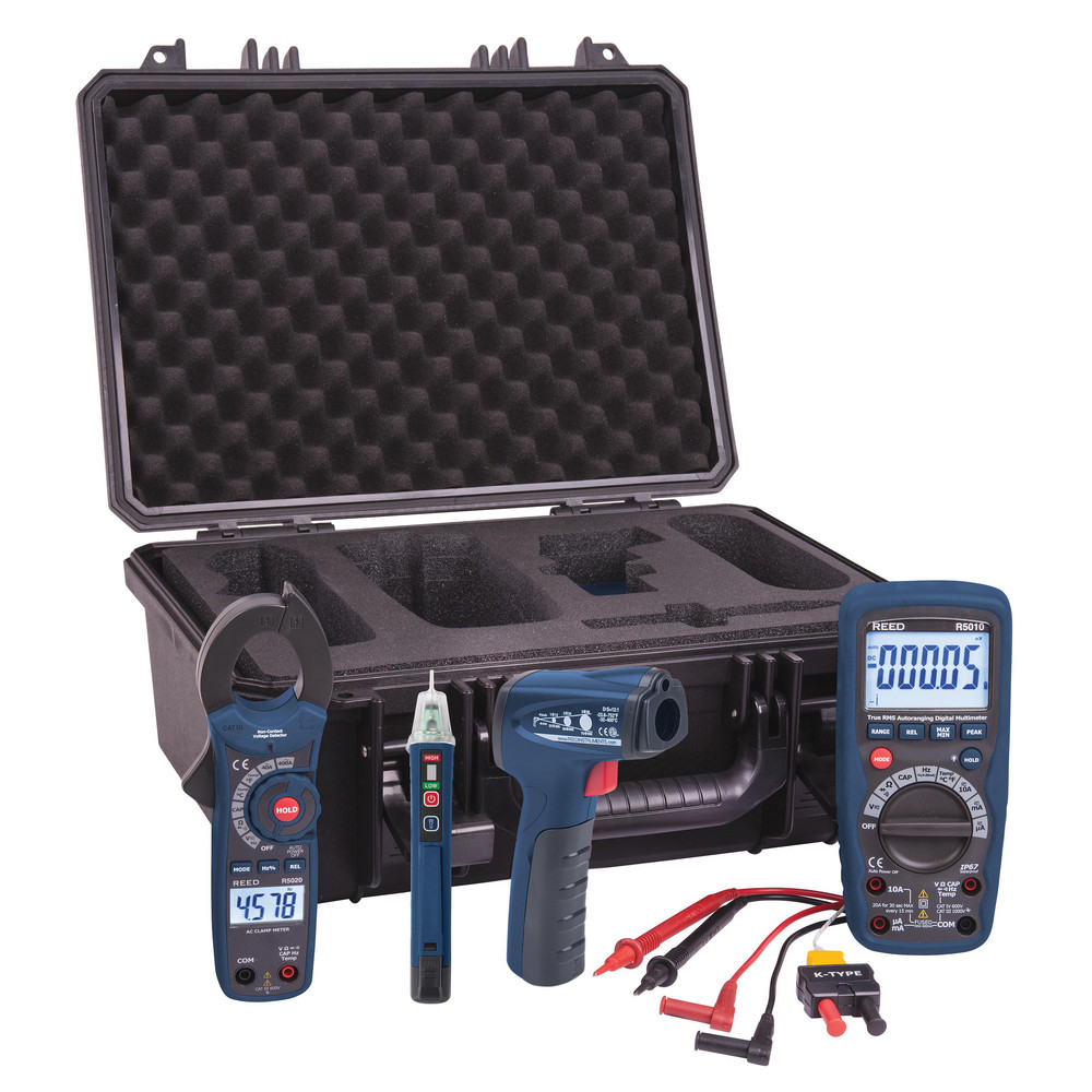 Fluke FC Wireless AC Current Clamp Kit: 4 Pc, 1,000 Volt, Clamp-on Jaw - FLK-A3000FC KIT