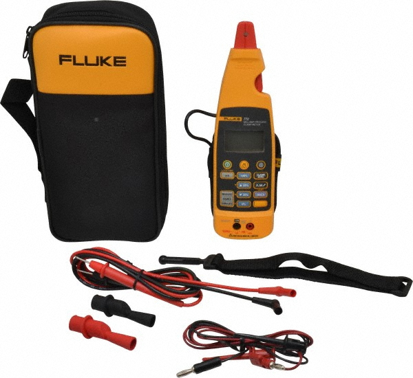 Fluke mA Process Clamp Meter: CAT II, 0.1772" Jaw, Detachable Jaw - FLUKE-771