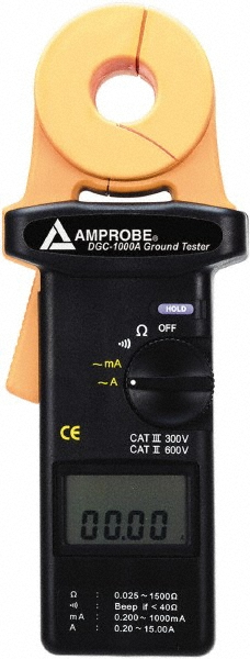 Extech 1/4 to 1,500 k Ohm, Earth Ground Resistance Tester - 382357