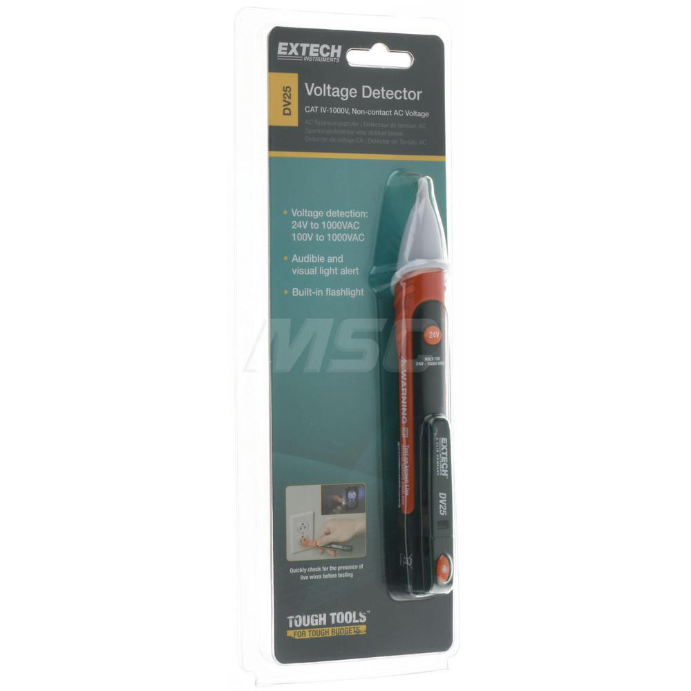 Extech 24 VAC to 1,000 VAC, Non-Contact Voltage Tester - DV25