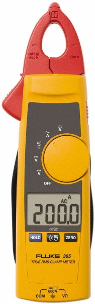 Milwaukee Tool Clamp Meter: CAT III & CAT IV, 0.63" Jaw, Fork Jaw - 2206-20