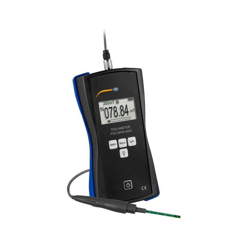 PCE Instruments EMF Meters: Meter Type: EMF/ELF, RF/EMF; Display Type: Digit LCD; Monitors: Magnetic Fields; Minimum Frequency: 0 Hz - PCE-MFM 2400