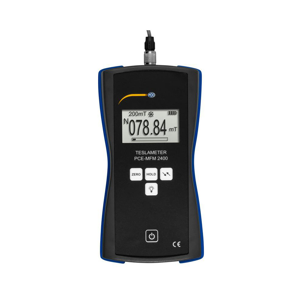 PCE Instruments EMF Meters: Meter Type: EMF/ELF, RF/EMF; Display Type: Digit LCD; Monitors: Magnetic Fields; Minimum Frequency: 0 Hz - PCE-MFM 2400