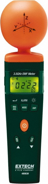 PCE Instruments EMF Meters: Meter Type: EMF/ELF, RF/EMF; Display Type: Digit LCD; Monitors: Magnetic Fields; Minimum Frequency: 0 Hz - PCE-MFM 2400