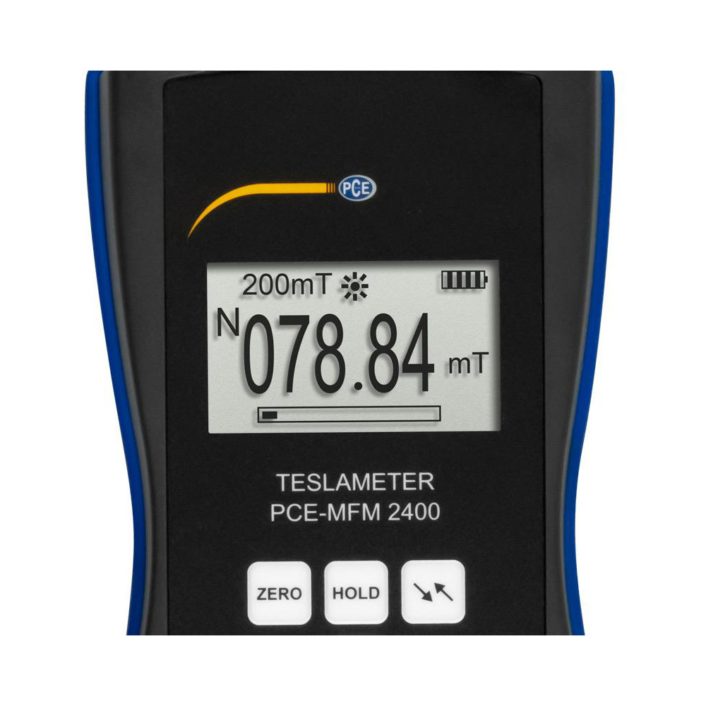 PCE Instruments EMF Meters: Meter Type: EMF/ELF, RF/EMF; Display Type: Digit LCD; Monitors: Magnetic Fields; Minimum Frequency: 0 Hz - PCE-MFM 2400