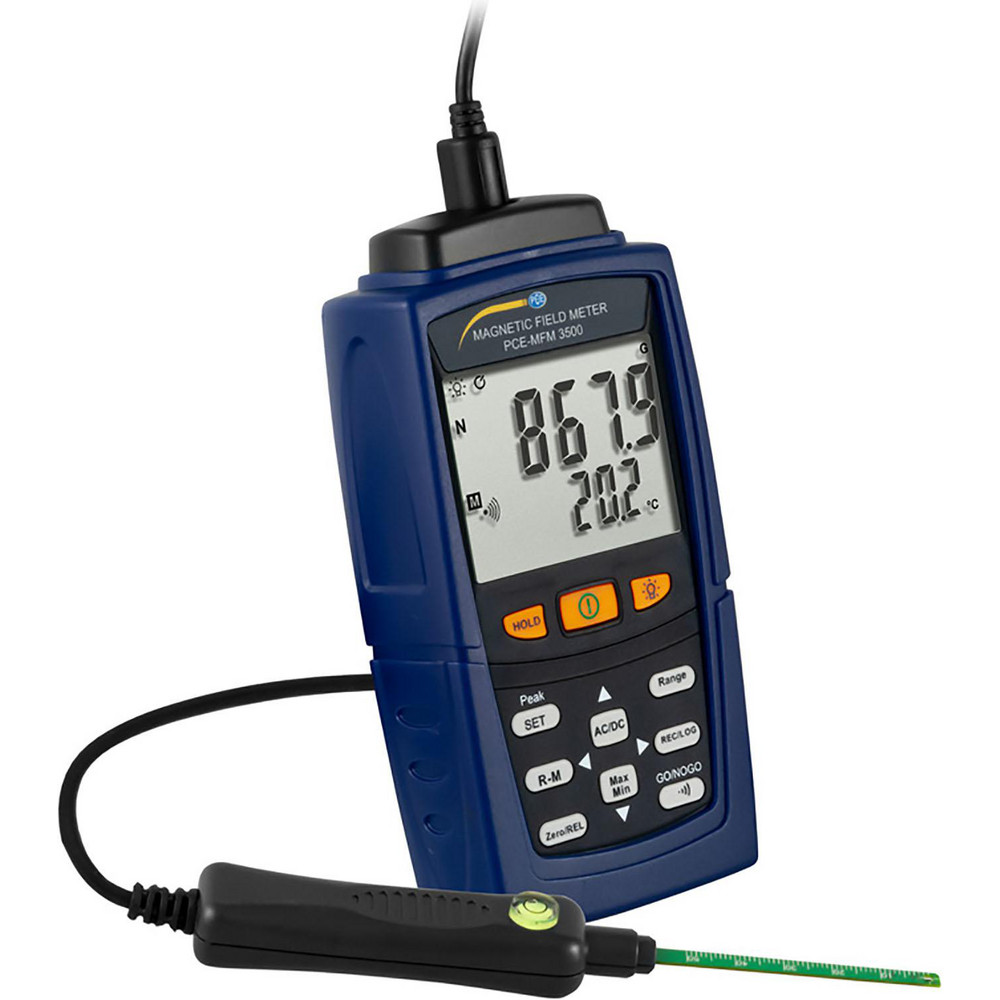 PCE Instruments EMF Meters: Meter Type: EMF/ELF, RF/EMF; Display Type: Digit LCD; Monitors: Magnetic Fields; Minimum Frequency: 0 Hz - PCE-MFM 2400