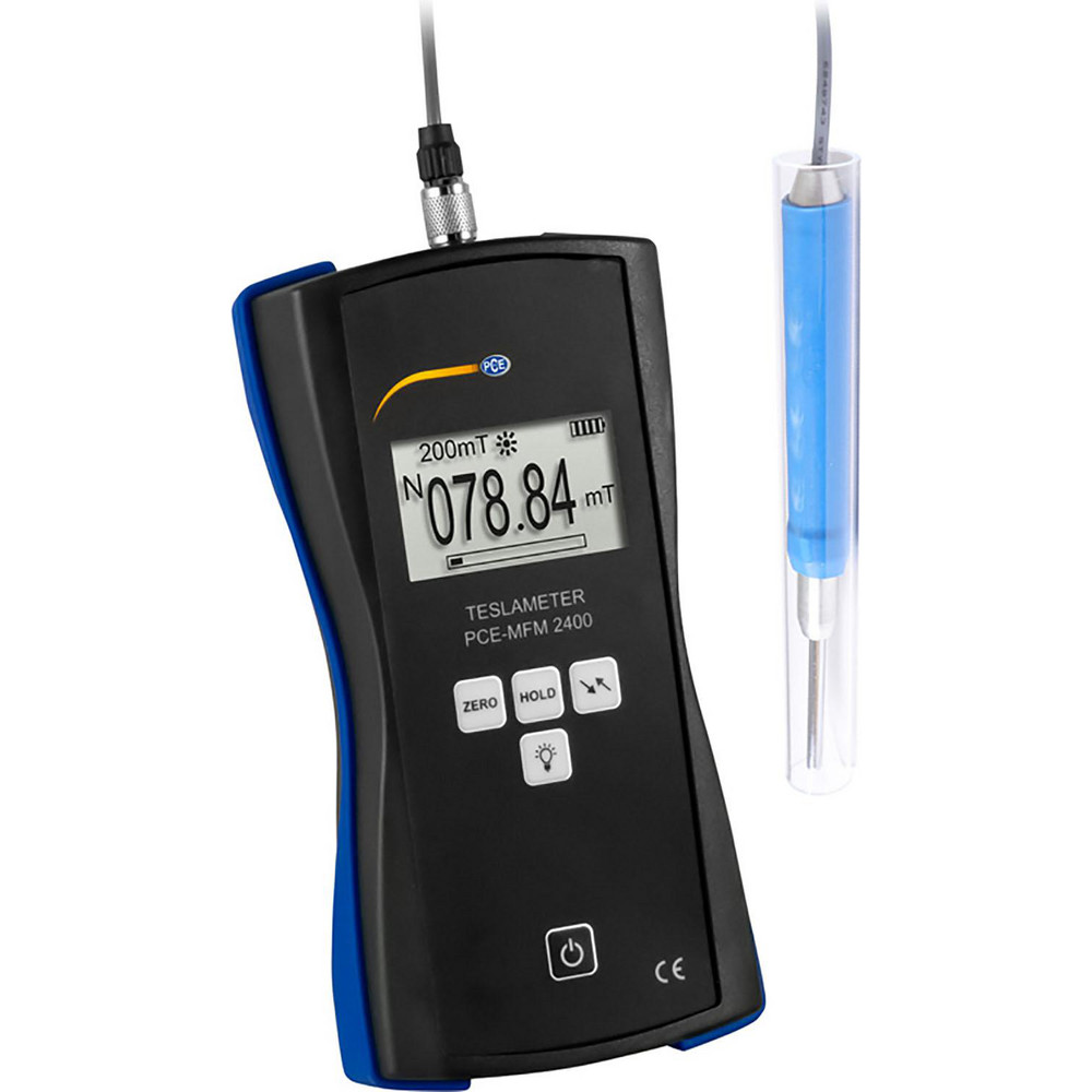 PCE Instruments EMF Meters: Meter Type: EMF/ELF, RF/EMF; Display Type: Digit LCD; Monitors: Magnetic Fields; Minimum Frequency: 0 Hz - PCE-MFM 2400