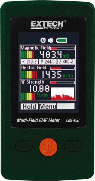 PCE Instruments EMF Meters: Meter Type: EMF/ELF, RF/EMF; Display Type: Digit LCD; Monitors: Magnetic Fields; Minimum Frequency: 0 Hz - PCE-MFM 2400