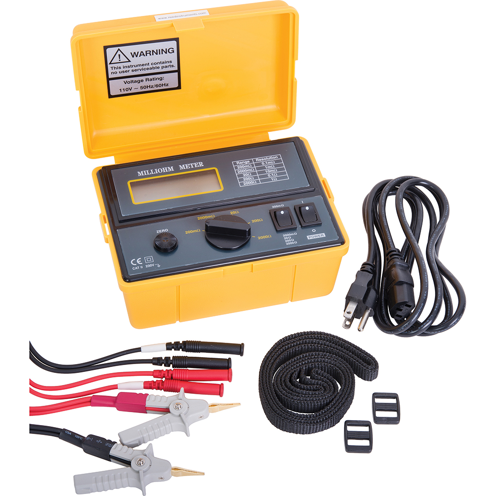 FLIR Megohmmeters: Display Type: LCD; Power Supply: C Batteries; Resistance Capacity (Megohm): 600 Ω; Maximum Test Voltage: 5000 - 380396