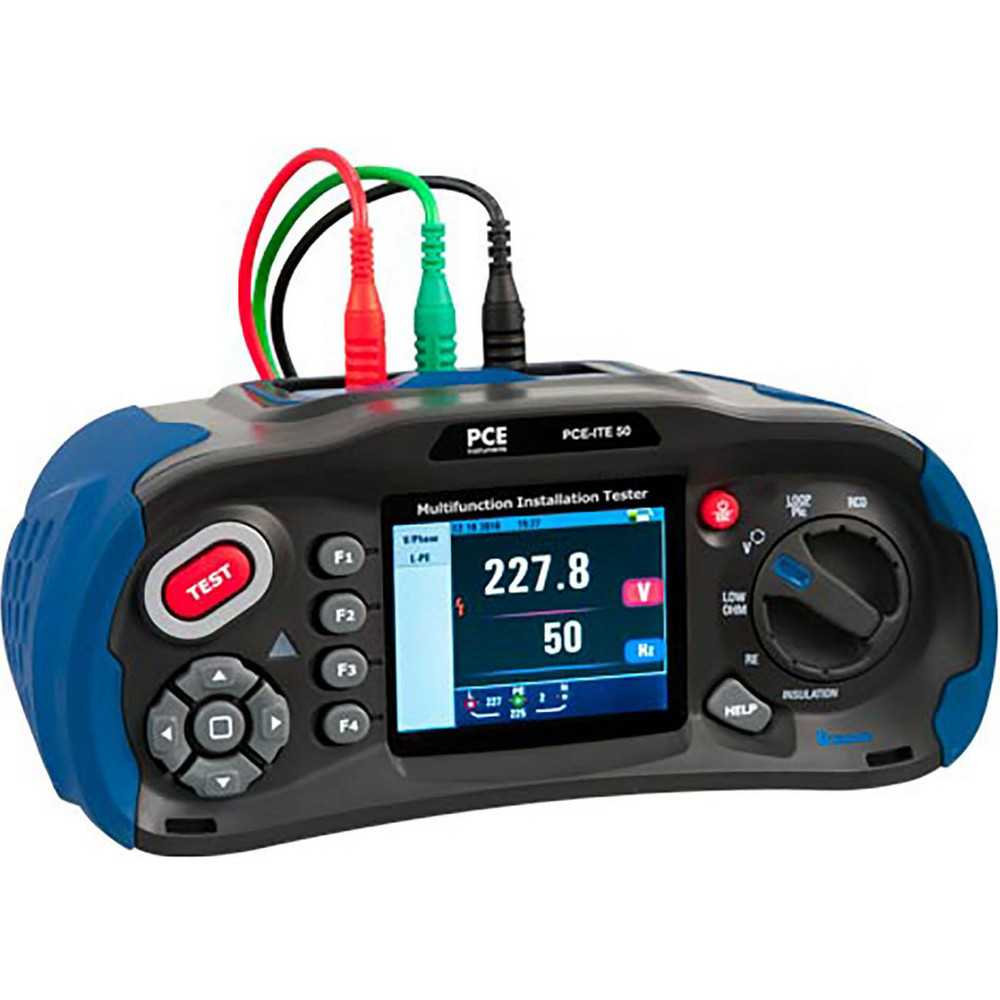 FLIR Megohmmeters: Display Type: LCD; Power Supply: C Batteries; Resistance Capacity (Megohm): 600 Ω; Maximum Test Voltage: 5000 - 380396